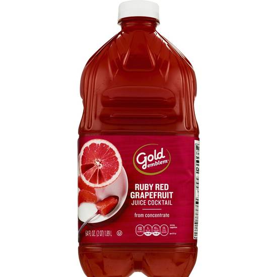 Order Gold Emblem Ruby Red Grapefruit Juice Cocktail, 64 OZ food online from Cvs store, GREENWICH on bringmethat.com