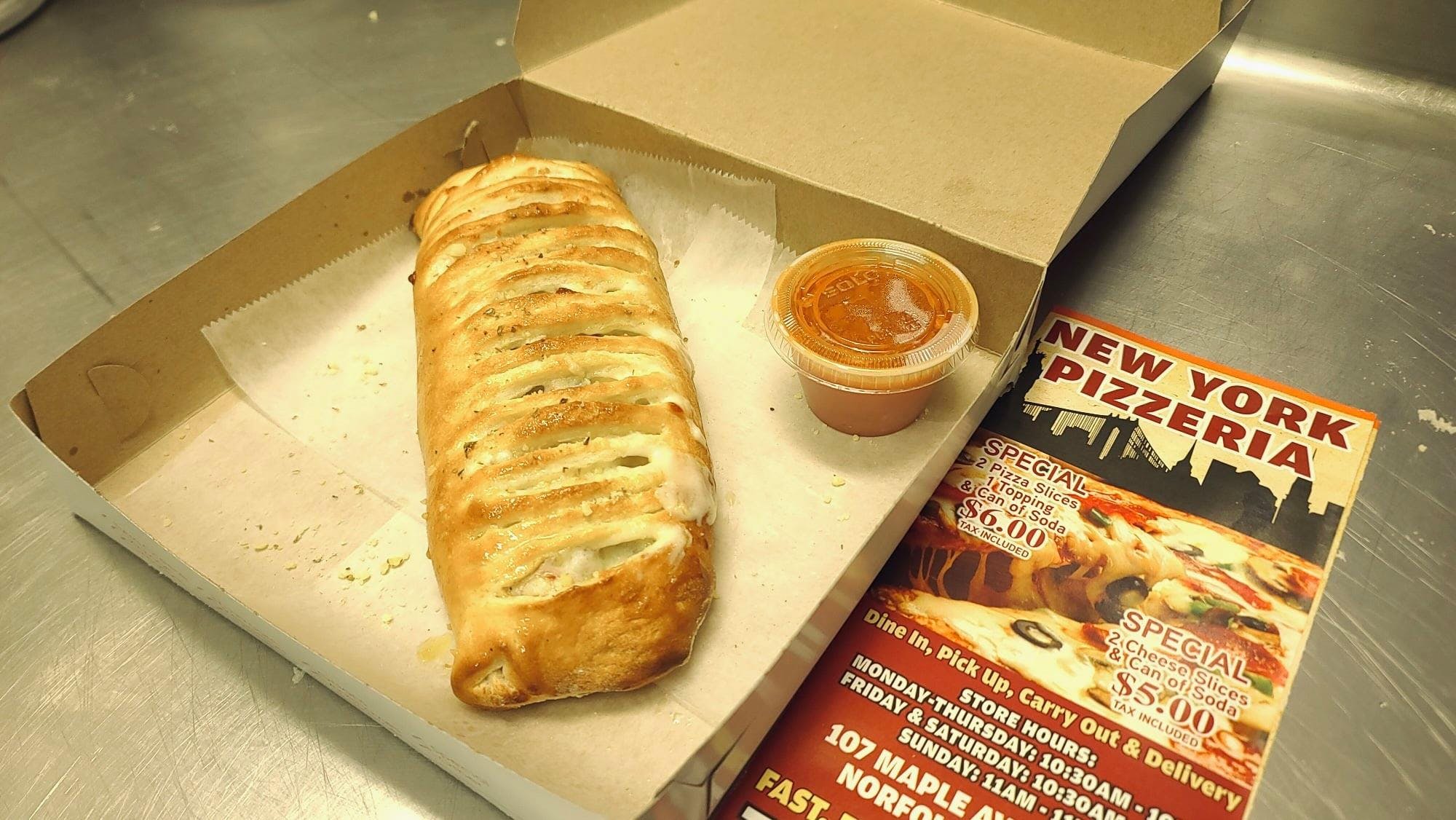 Order Build Your Own Stromboli - Regular food online from New York Pizzeria store, Norfolk on bringmethat.com