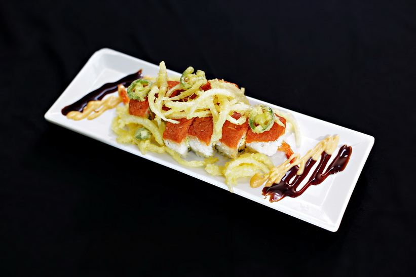Order Fire Cracker Roll food online from Hon Sushi store, Corona on bringmethat.com