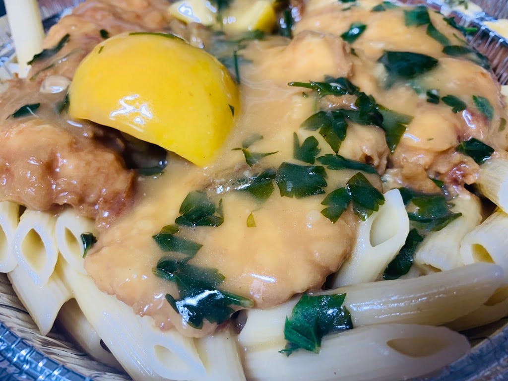 Order Chicken Francaise - Entree food online from Boston Bay Pizza store, Chicopee on bringmethat.com