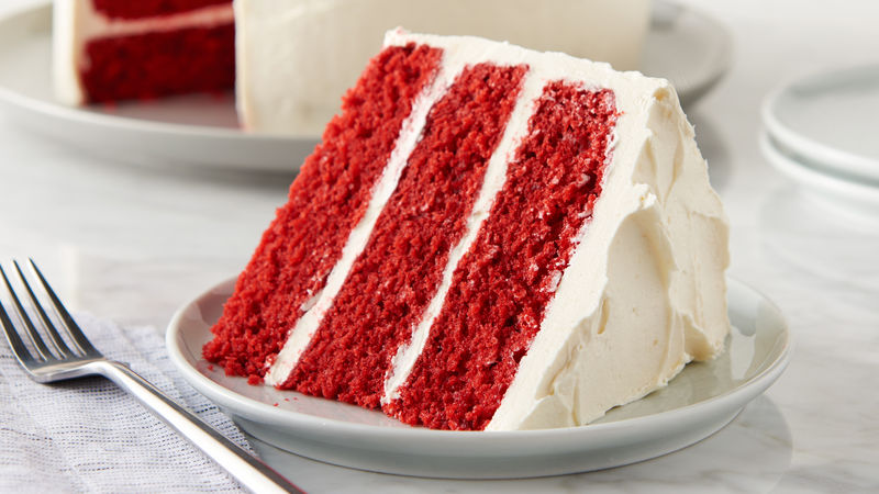 Order Red Velvet Cake food online from Ambassador Fish & Chicken store, Irvington on bringmethat.com
