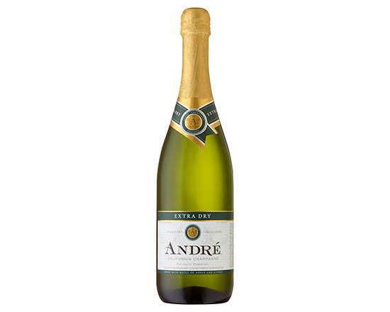 Order Andre Extra Dry, 750mL champagne (9.5% ABV) food online from Kenny Liquor Market store, ANAHEIM on bringmethat.com