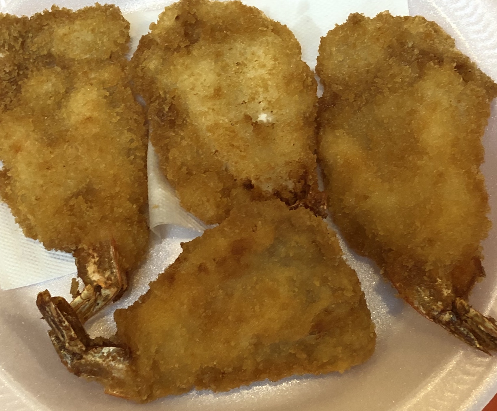 Order 13. Four Piece Fried Jumbo Shrimp  food online from Chinatown Diner Of 88 store, Newark on bringmethat.com