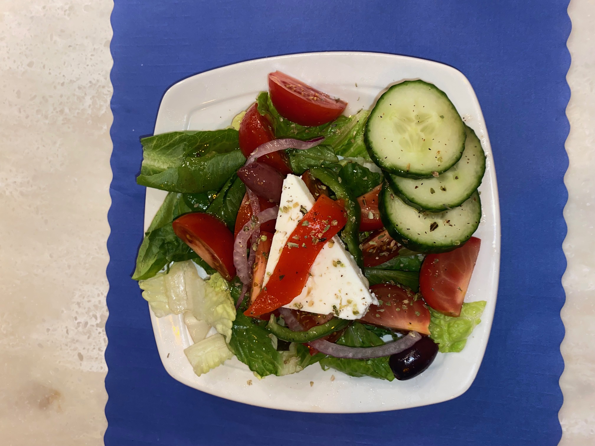 Order Side Village Salad food online from The Greek store, State College on bringmethat.com