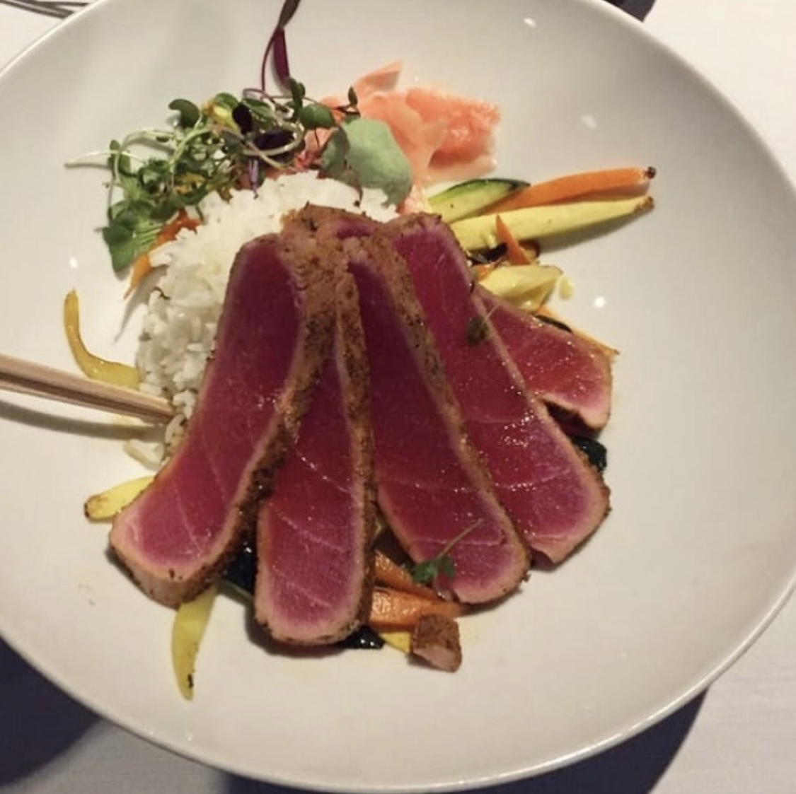 Order Seared Rare Ahi Tuna food online from The Nest store, Indian Wells on bringmethat.com