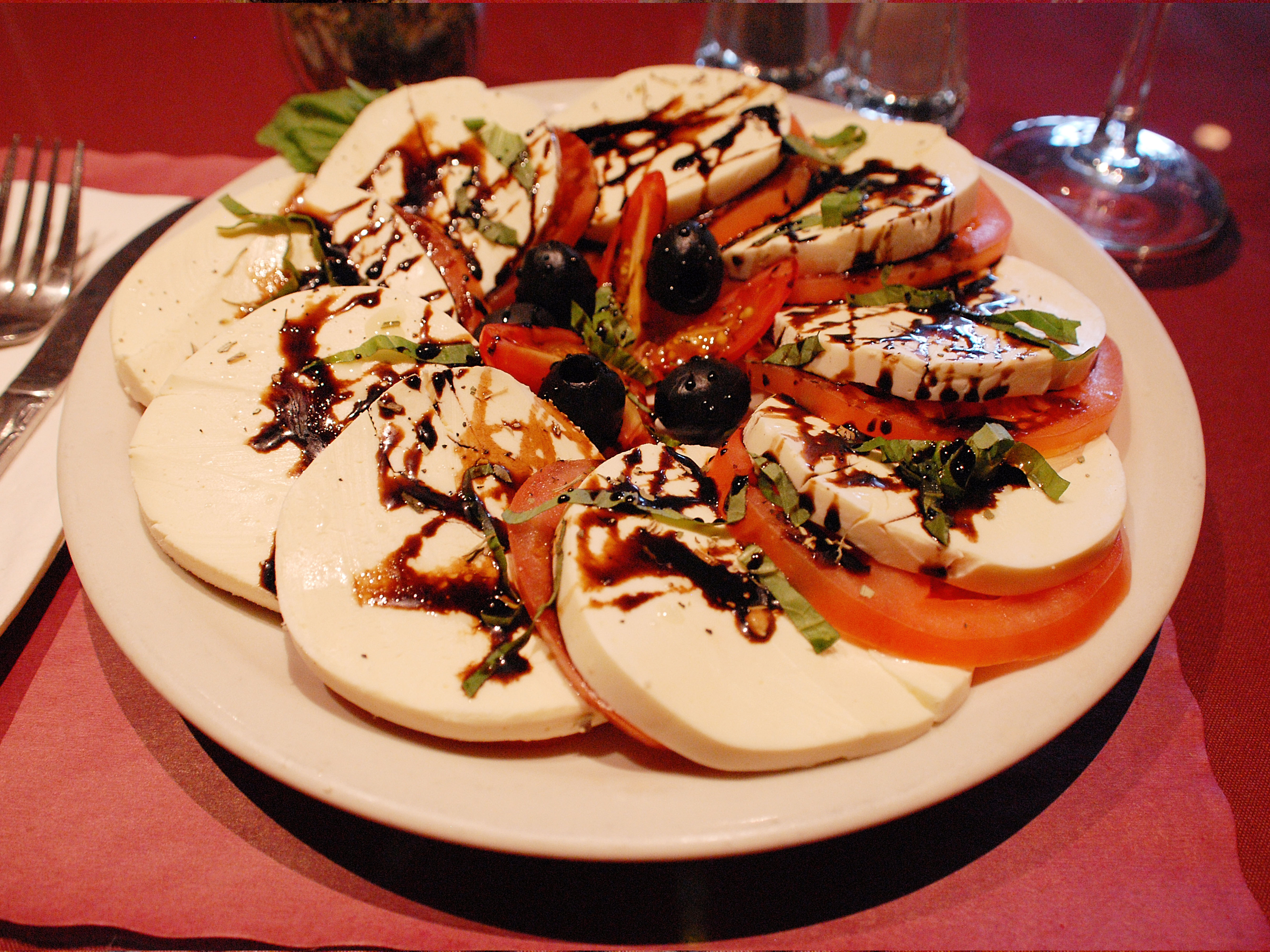 Order Tomato and Mozzarella Salad food online from Napoli Pizza store, Lodi on bringmethat.com