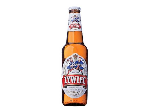 Order Zywiec Lager - 650ml Bottle food online from Sky Liquors store, Chicago on bringmethat.com