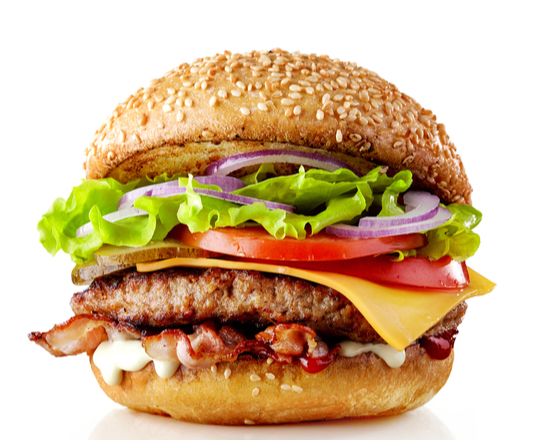 Order The Burger food online from The Burger Blade store, San Antonio on bringmethat.com
