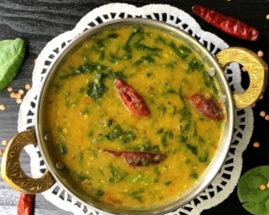 Order Spinach Dal Fry food online from Nala’S Indian Restaurant store, Austin on bringmethat.com