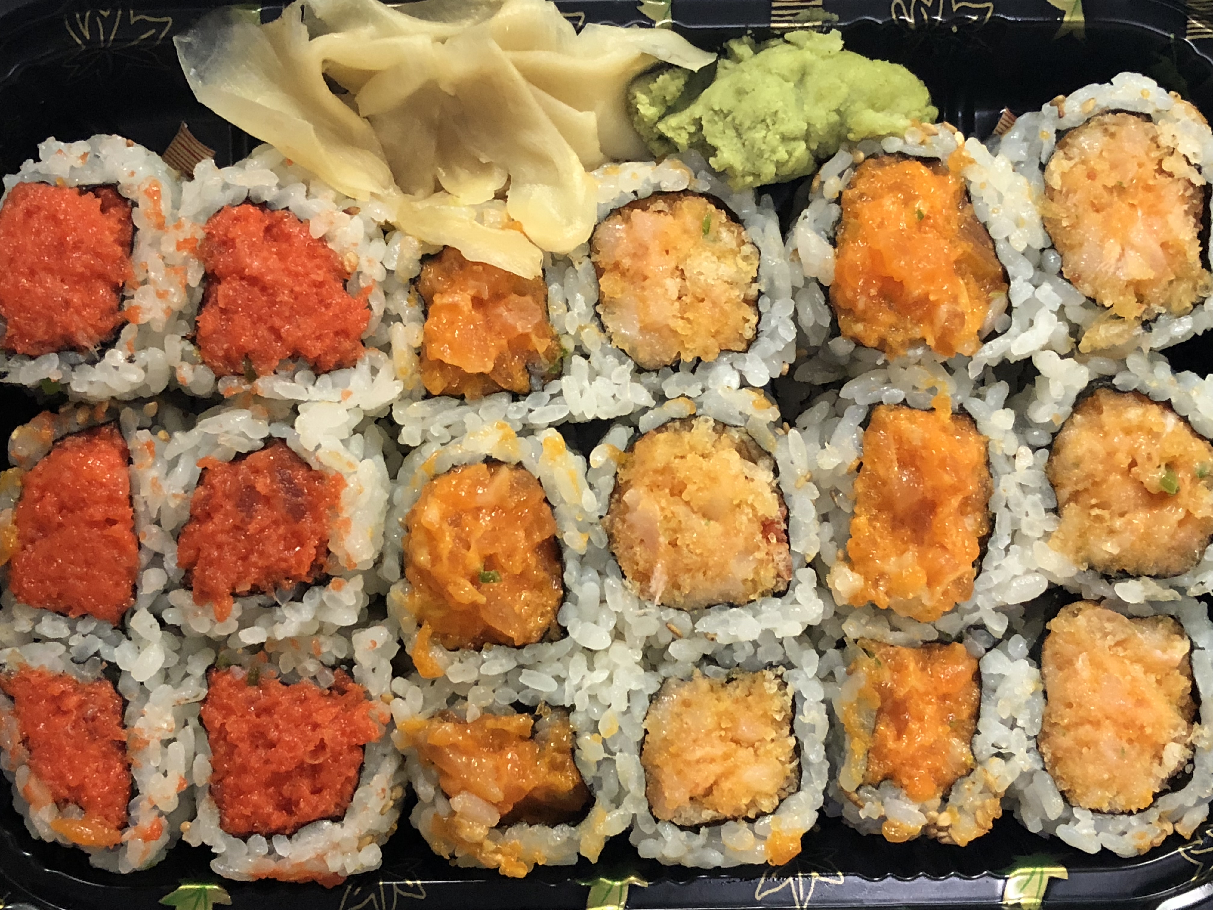 Order C. Spicy Tuna, Spicy Salmon and Spicy White Tuna food online from Sushi Oya store, New York on bringmethat.com