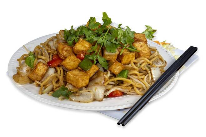 Order 39. Lo Mein Tofu food online from Pho Tung & Cafe store, Lake Forest on bringmethat.com