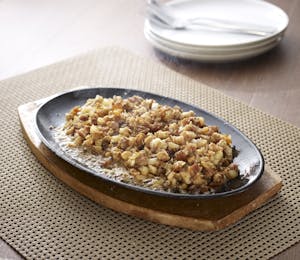 Order Lechon Kawali Sisig (Sizzling Diced Pork Belly) food online from Max's Restaurant store, Chicago on bringmethat.com