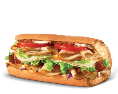 Order Turkey Bacon and Guacamole Sub food online from Quiznos Sub store, Livonia on bringmethat.com