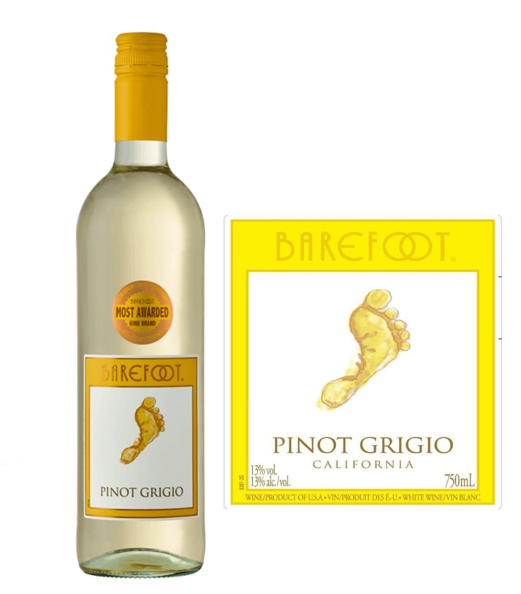 Order Barefoot Cellars Pinot Grigio 750 ml. food online from Village Wine & Spirits store, Ventura on bringmethat.com