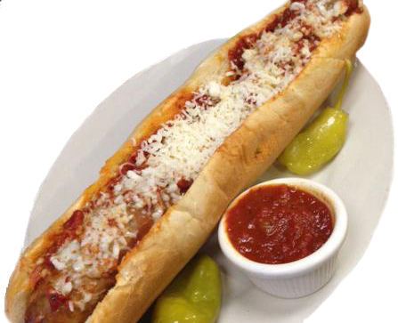 Order Sausage Parmesan Sandwich food online from North End Pizza store, Los Angeles on bringmethat.com