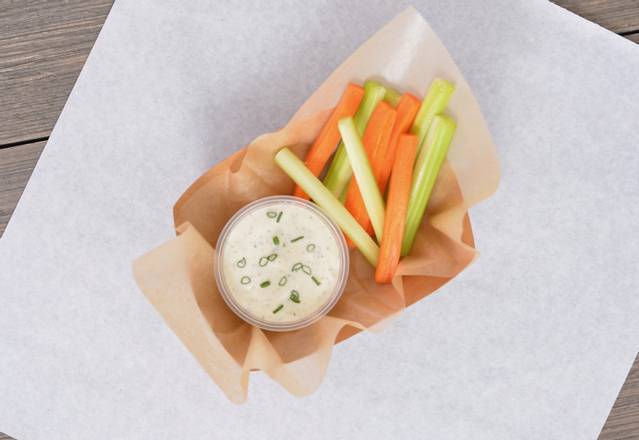 Order Carrot & celery Sticks with dressing food online from Wing Spot store, Durham on bringmethat.com