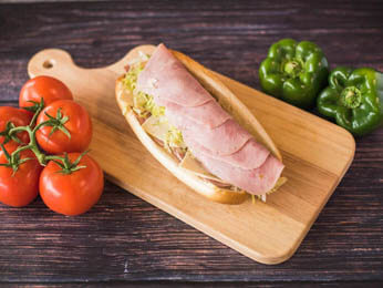 Order Ham Hoagie food online from Pat Pizza & Pasta store, New Castle on bringmethat.com