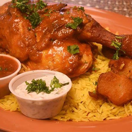 Order Chicken Kabsa Special food online from Ali Baba Grill store, Boulder on bringmethat.com