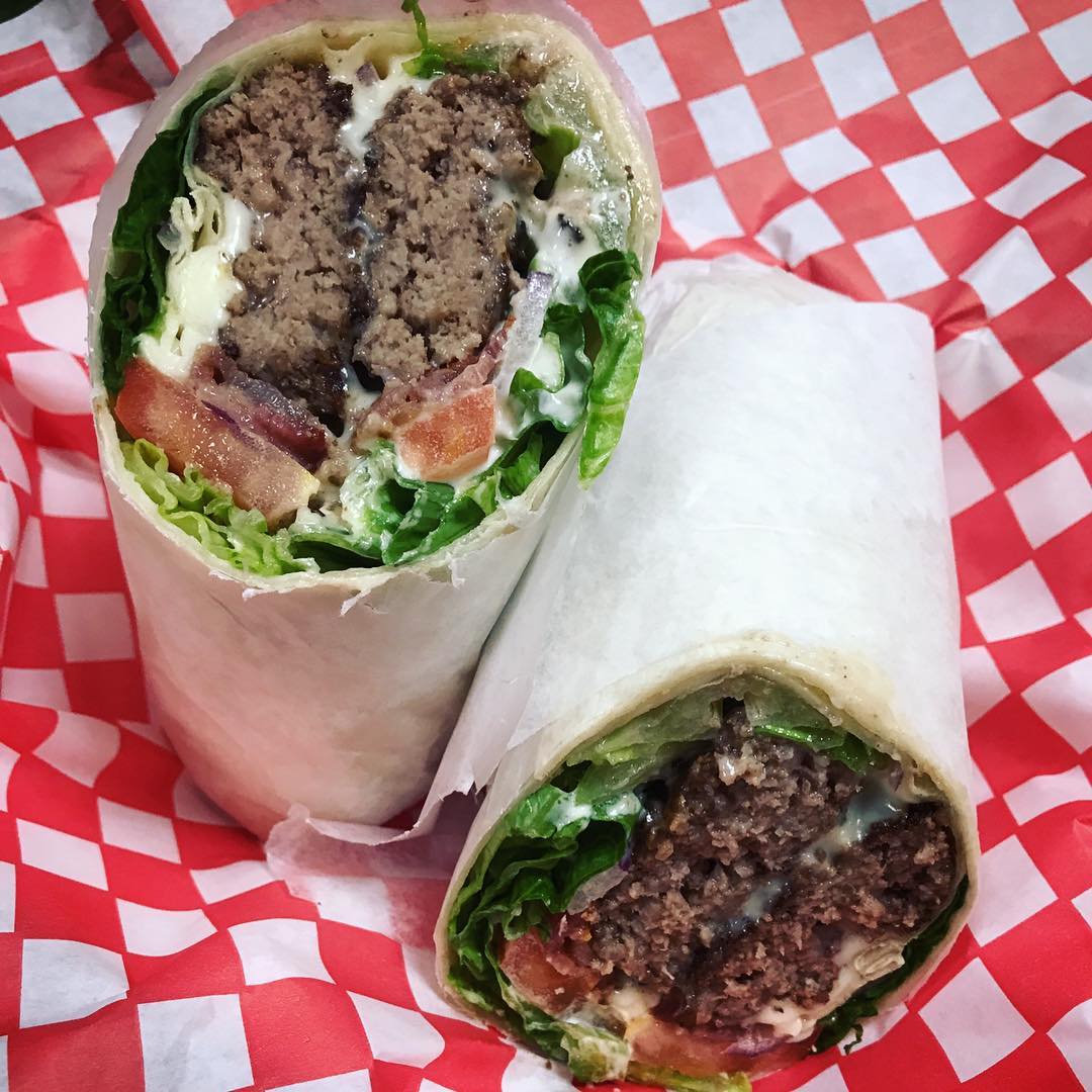 Order Cheeseburger Club Wrap food online from Pepper Jack's Sandwich CRTN store, Albany on bringmethat.com