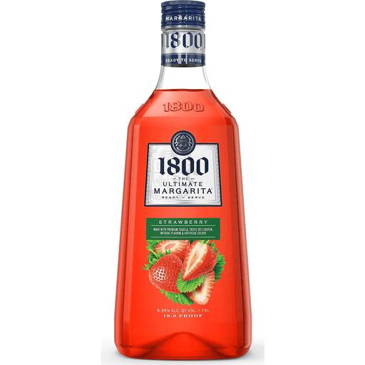 Order 1800 Ultimate Strawberry Margarita (1.75 LTR) 139792 food online from Bevmo! store, San Diego on bringmethat.com