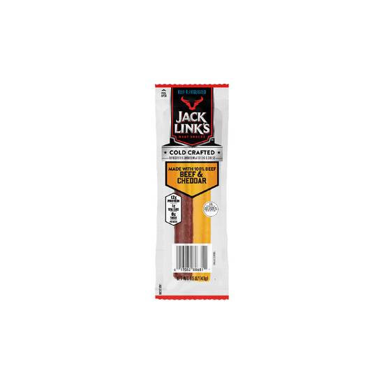Order Jack Link's Cold Crafted Orig Beef & Cheddar Cheese Sticks food online from Exxon Food Mart store, Port Huron on bringmethat.com