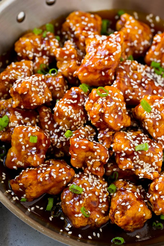 Order S4. Sesame Chicken food online from China Dragon store, Brooklyn on bringmethat.com