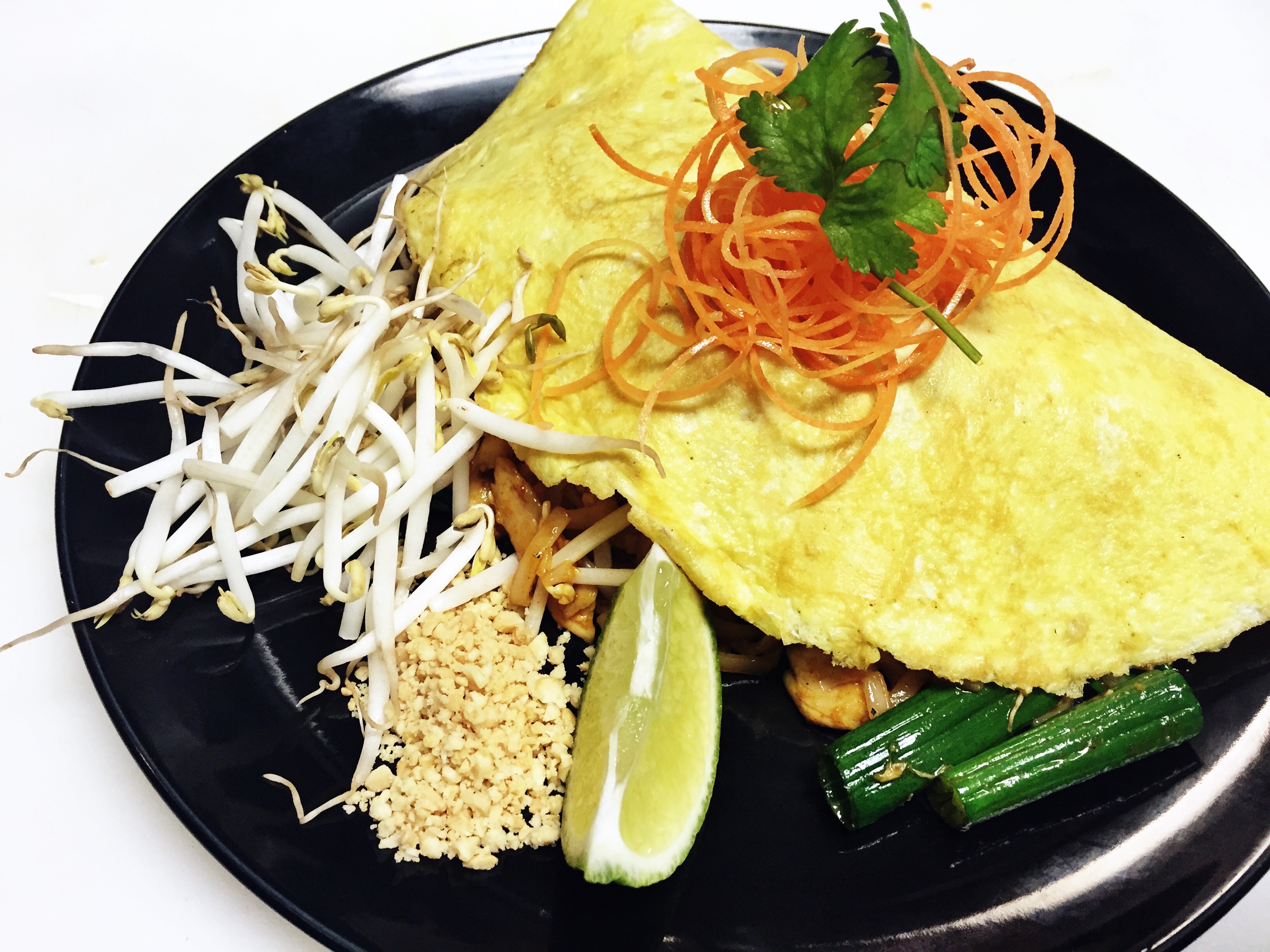 Order Omelet Pad Thai food online from Foo Asian Grill & Bubble Tea store, Irving on bringmethat.com