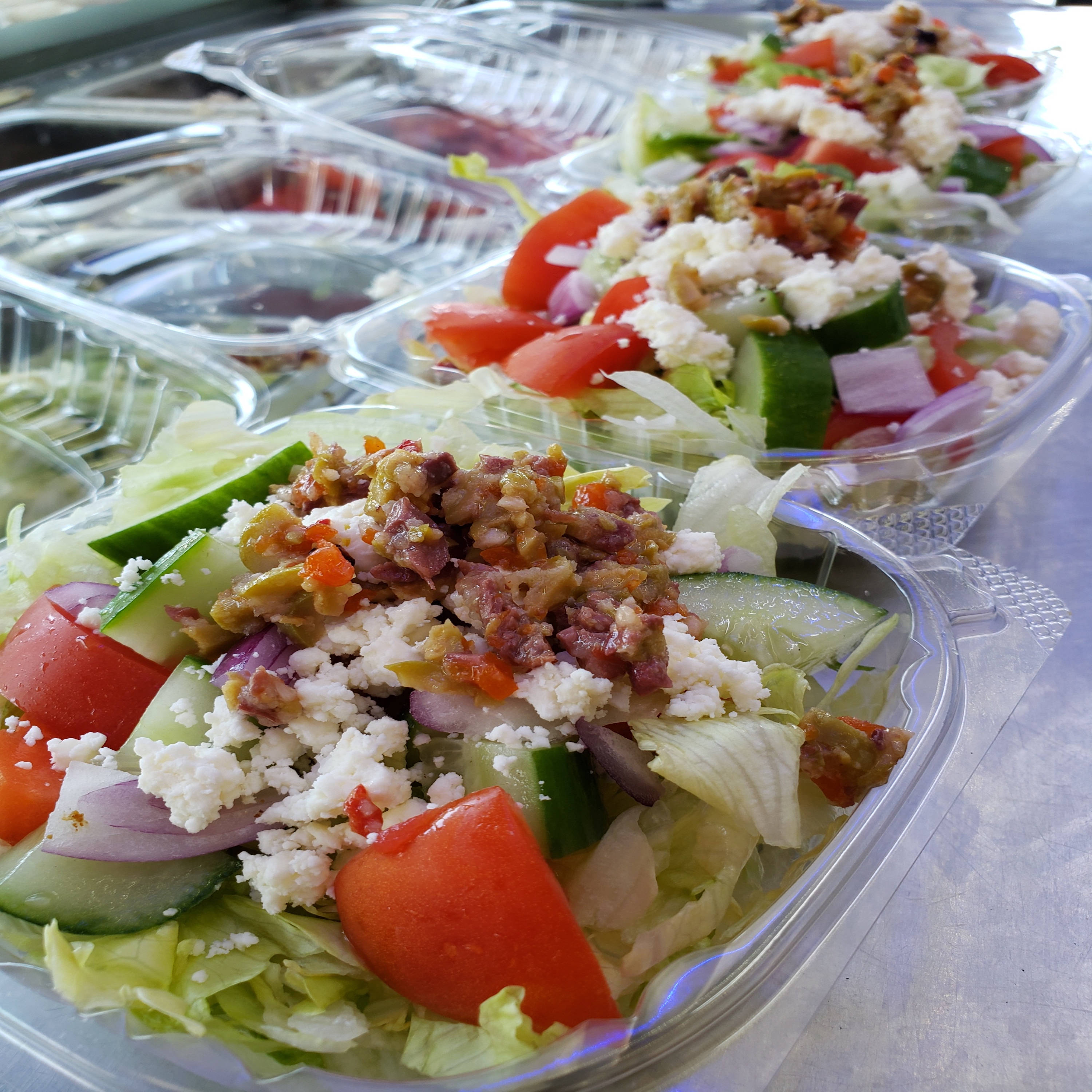 Order Greek Salad food online from The Mad Greek store, Tyrone on bringmethat.com