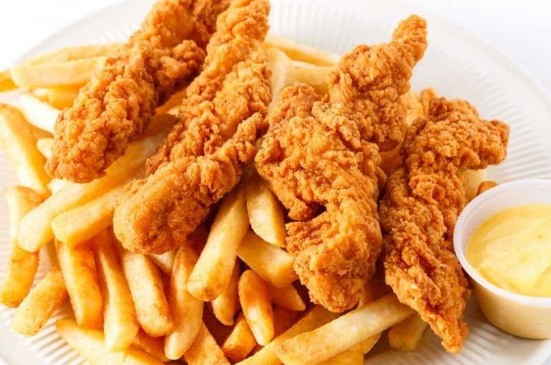 Order Chicken Tenders with Fries food online from Pizza206 store, Tabernacle on bringmethat.com