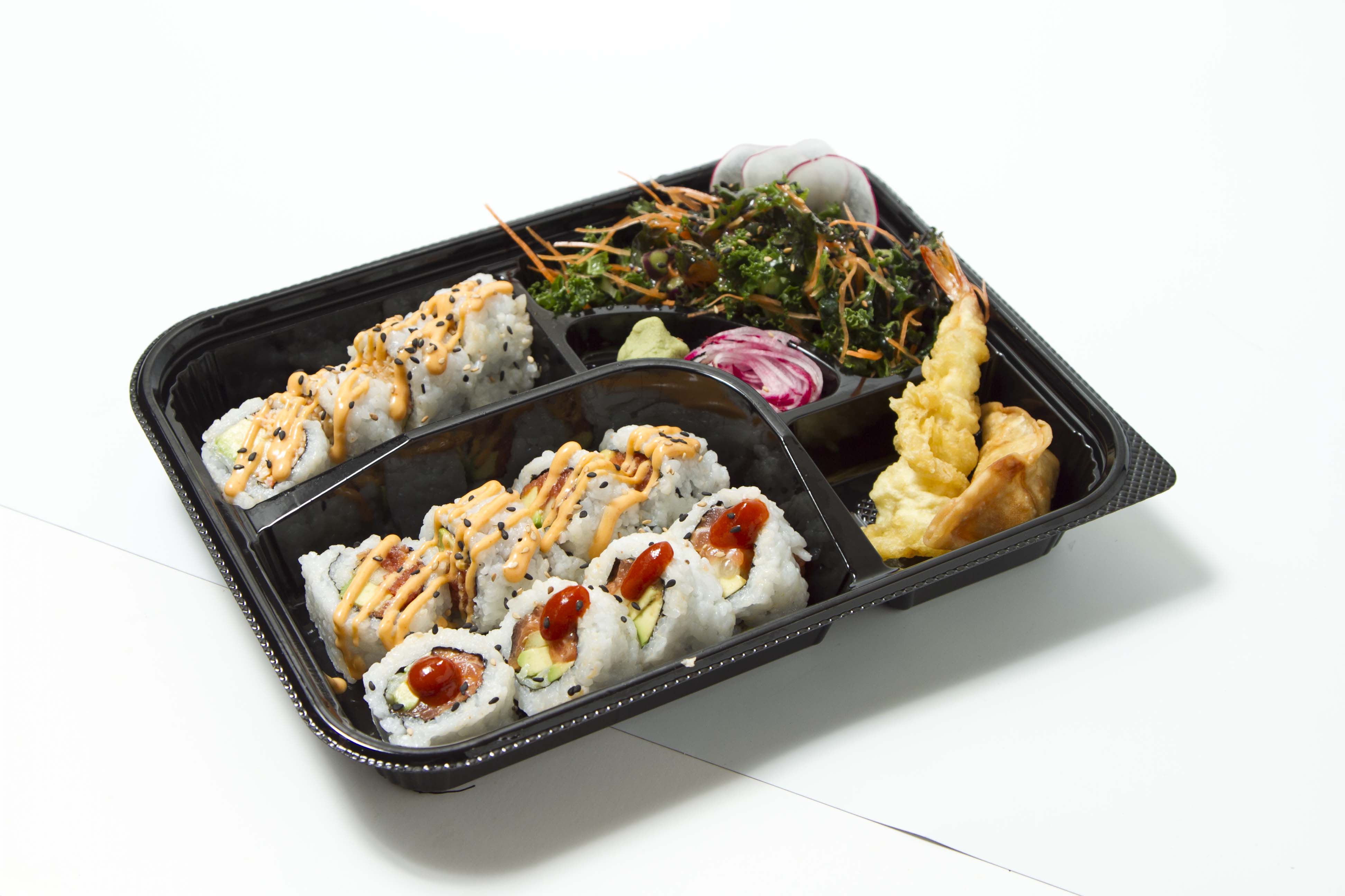 Order Spicy Roll Bento food online from Black Sesame store, Irving on bringmethat.com