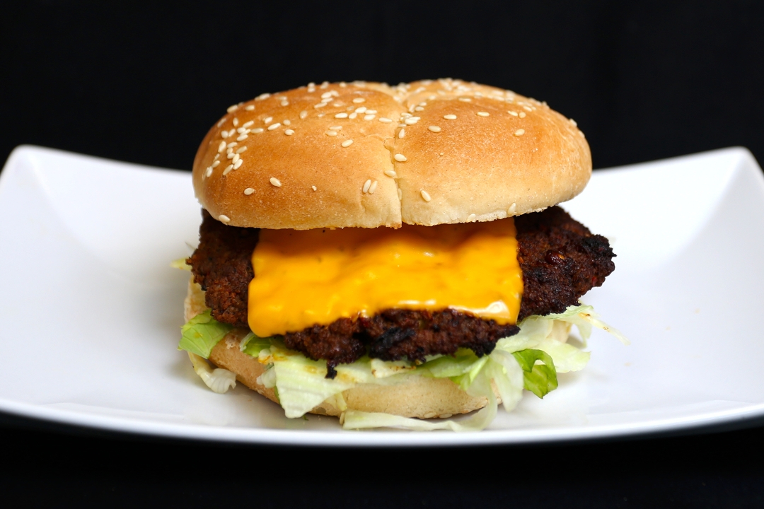 Order Fire Burger food online from Two Brothers Chicken store, Woodbridge on bringmethat.com