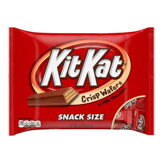 Order Kit Kat Individually Wrapped Snack Size Milk Chocolate Wafer Candy Bars, 10.78 OZ food online from Cvs store, SARATOGA on bringmethat.com