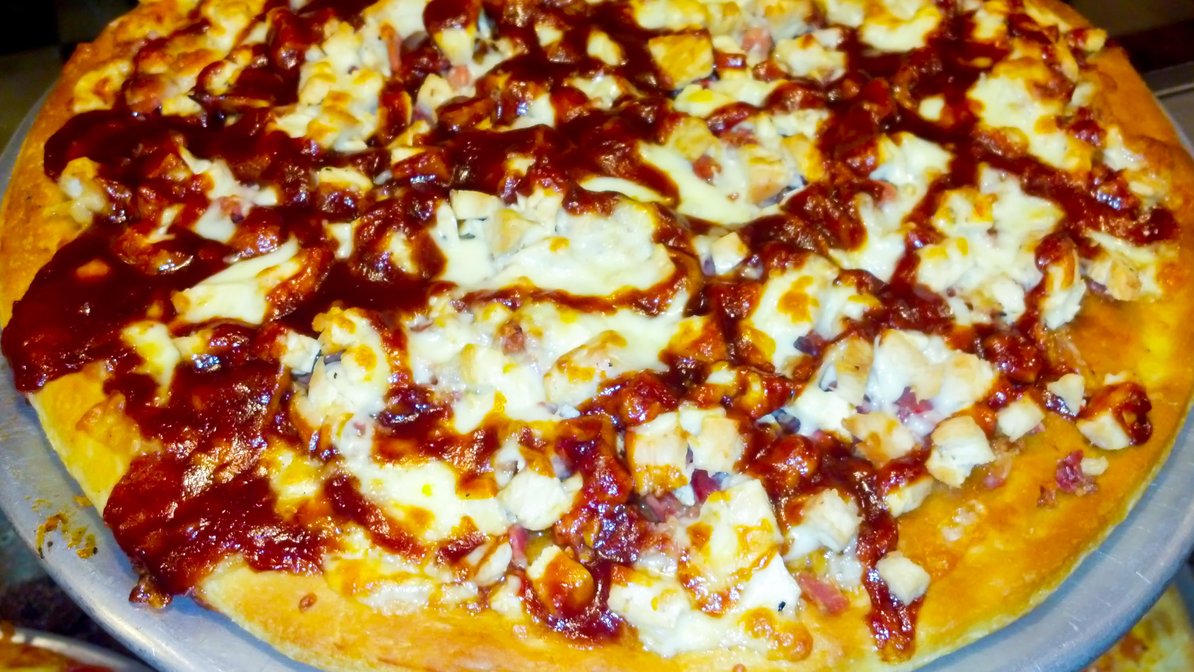 Order 12" Personal BBQ Pizza food online from Venezia Pizza store, Morrisville on bringmethat.com