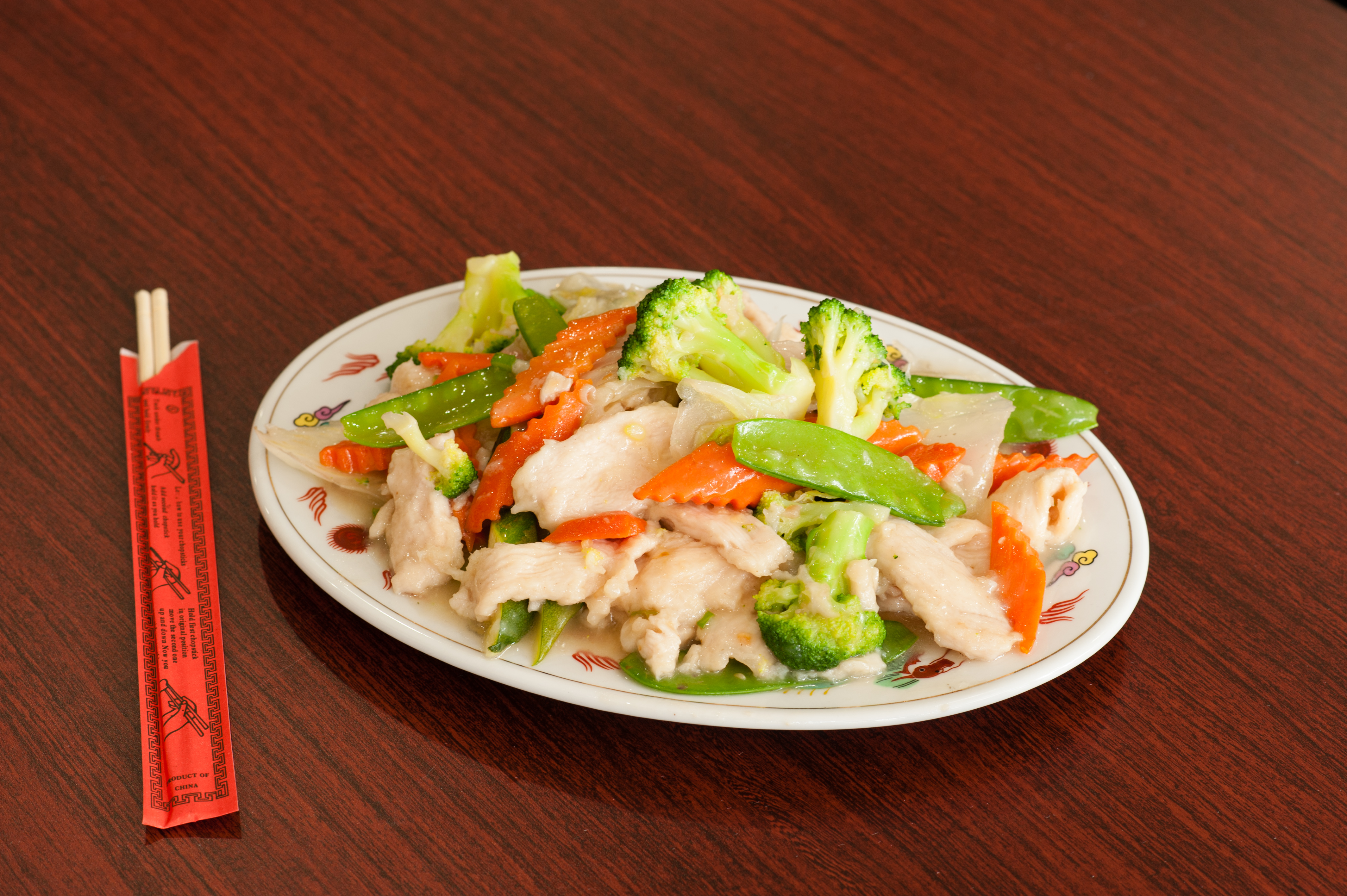Order 304. Chicken with Vegetables food online from Li hing asian cuisine store, Chicago on bringmethat.com
