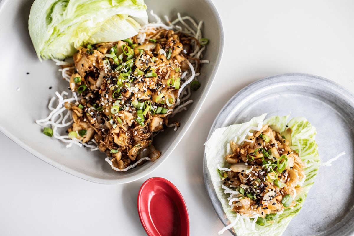 Order Chicken Lettuce Wrap food online from Tin Drum Asian Kitchen store, Dunwoody on bringmethat.com