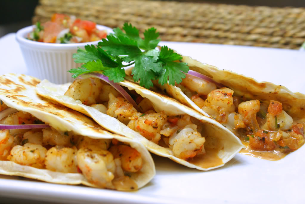 Order Shrimp Tacos food online from Bravos Mexican Grill store, Tulsa on bringmethat.com