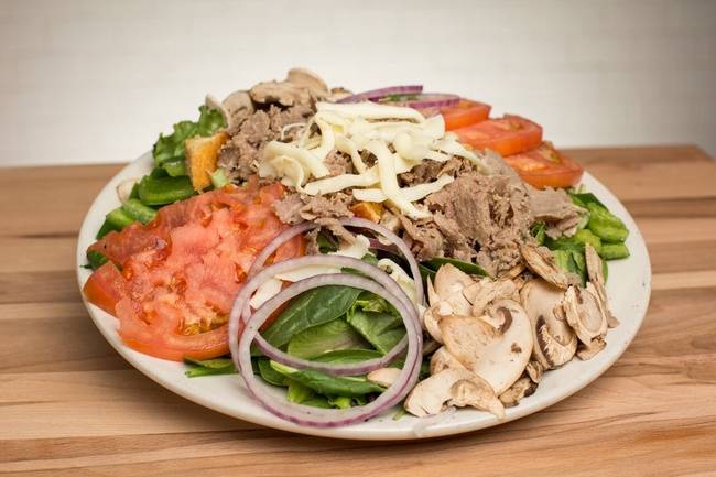 Order Nearly Pittsburgh Steak Salad food online from Slice on Broadway store, Pittsburgh on bringmethat.com