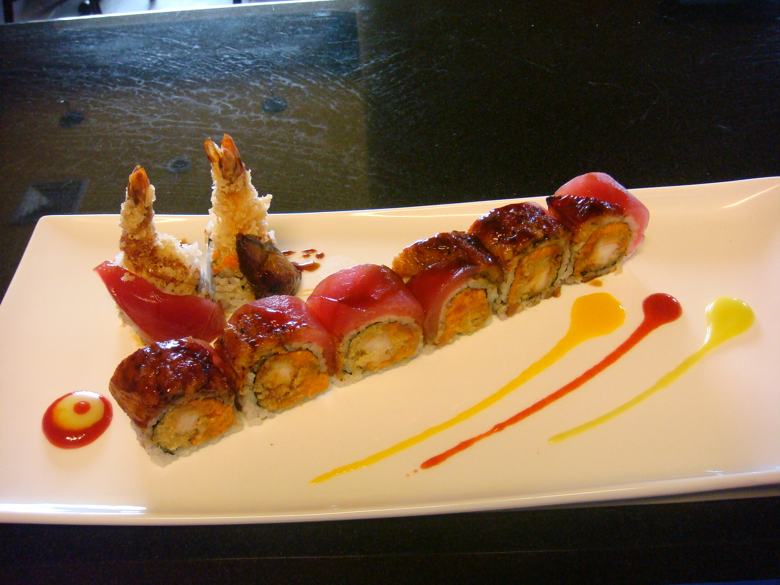 Order Kamikaze Roll food online from Fujiyama Mama store, Westfield on bringmethat.com