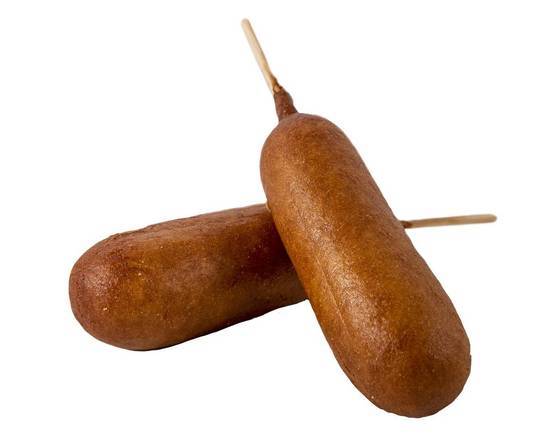 Order Corn Dogs (2 pcs) food online from Frosty King store, Bakersfield on bringmethat.com
