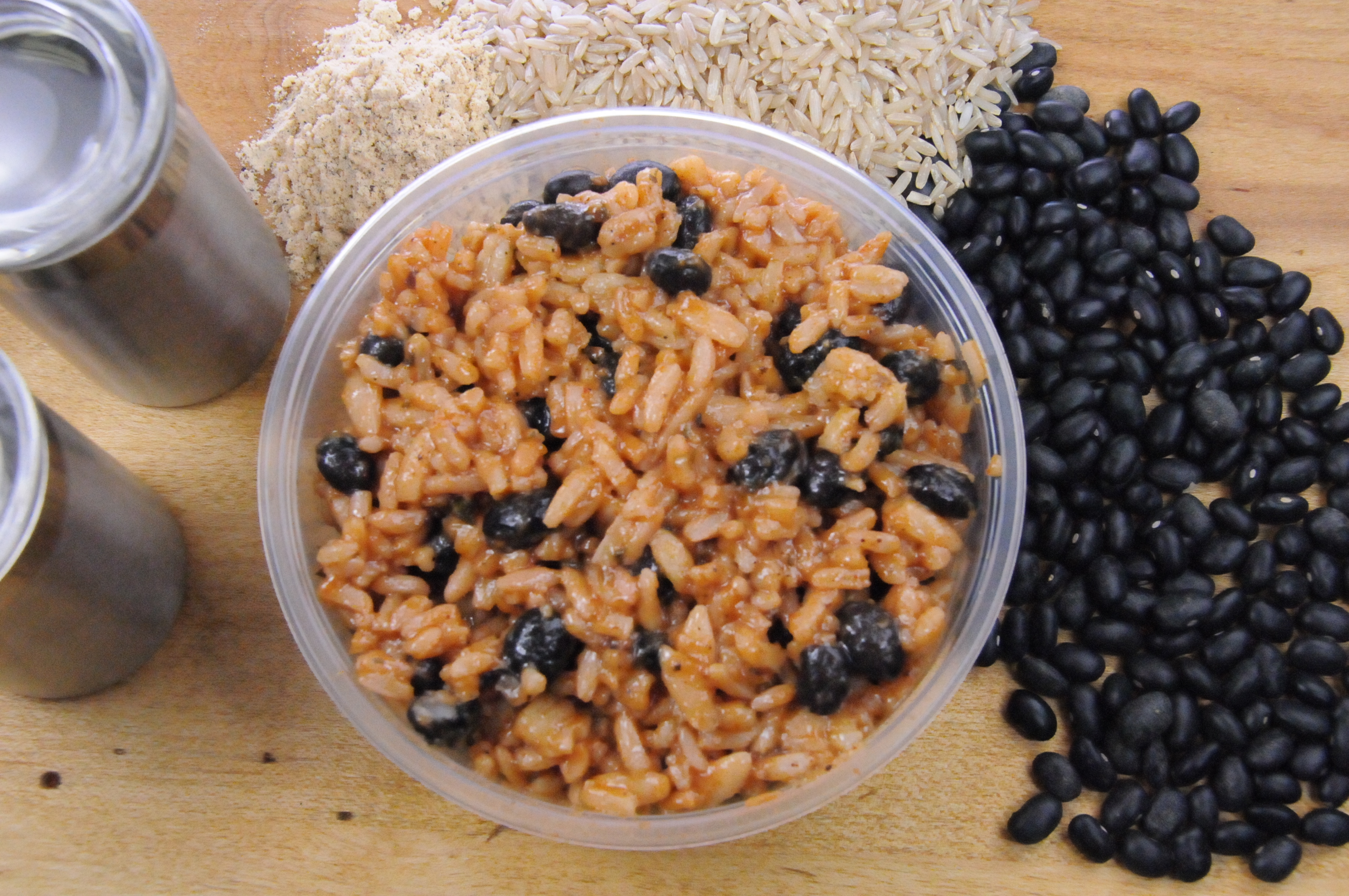 Order Brown Rice and Beans food online from Cluck-U Chicken store, Eatontown on bringmethat.com