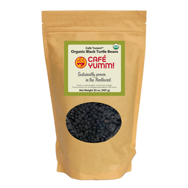 Order Cafe Yumm!® Organic Black Beans - 32 oz Bag food online from Cafe Yumm! store, Eugene on bringmethat.com