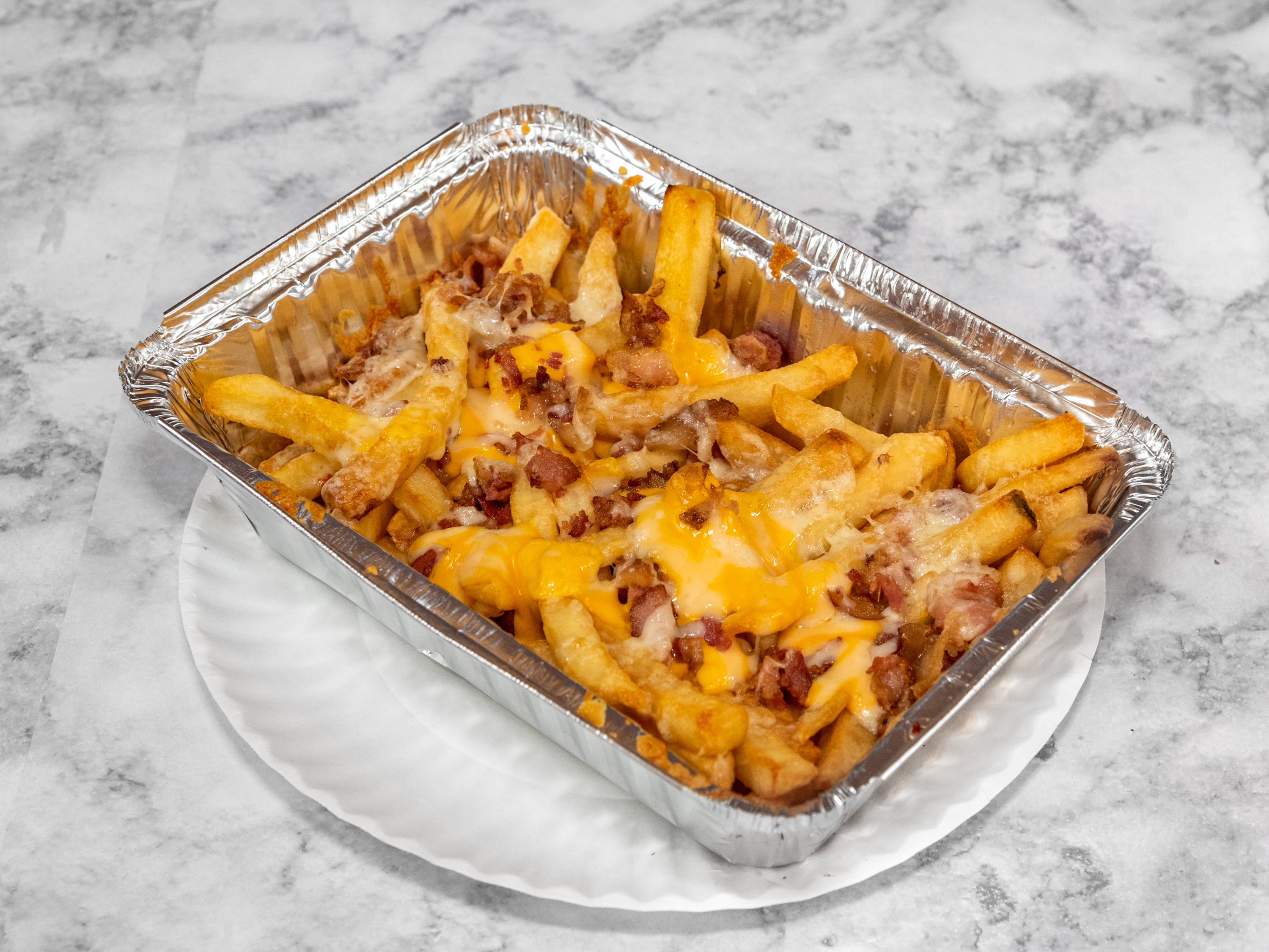 Order Bacon Cheese Fries food online from Royal Pizza store, Pembroke on bringmethat.com
