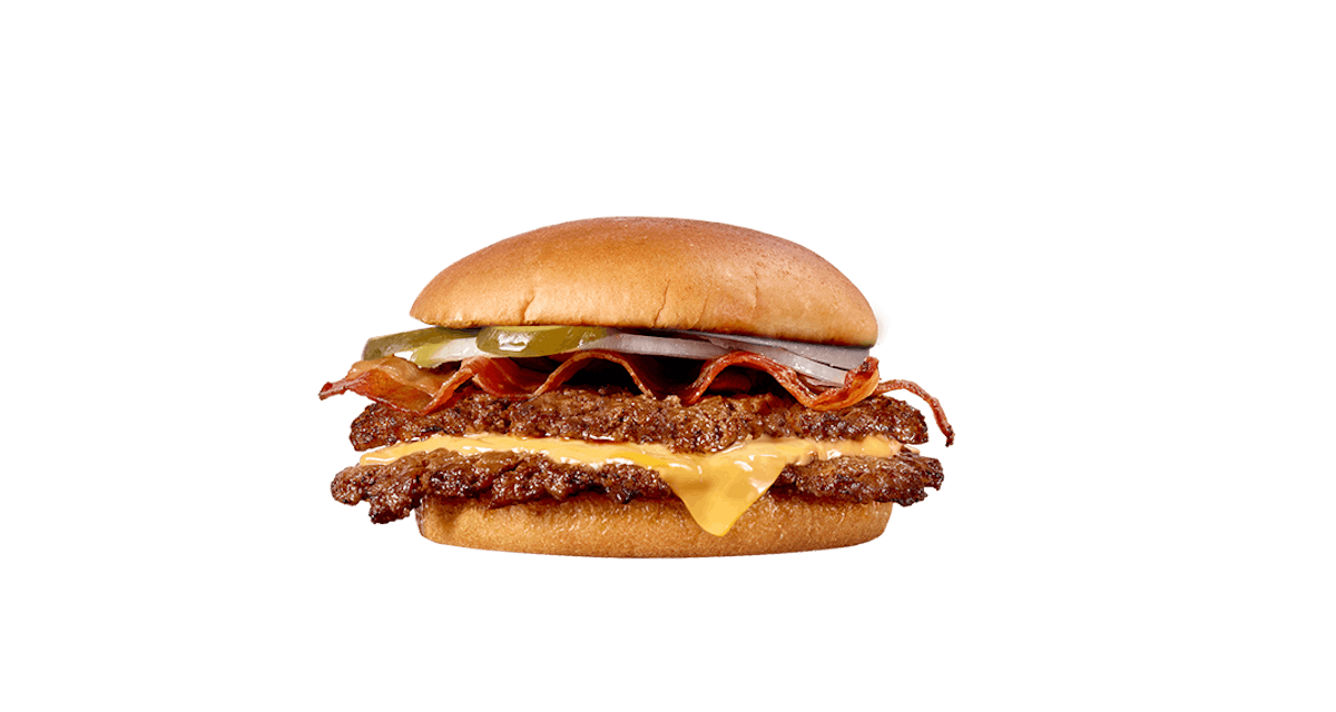 Order Bacon 'n Cheese Double Steakburger food online from Steak N Shake store, Indianapolis on bringmethat.com