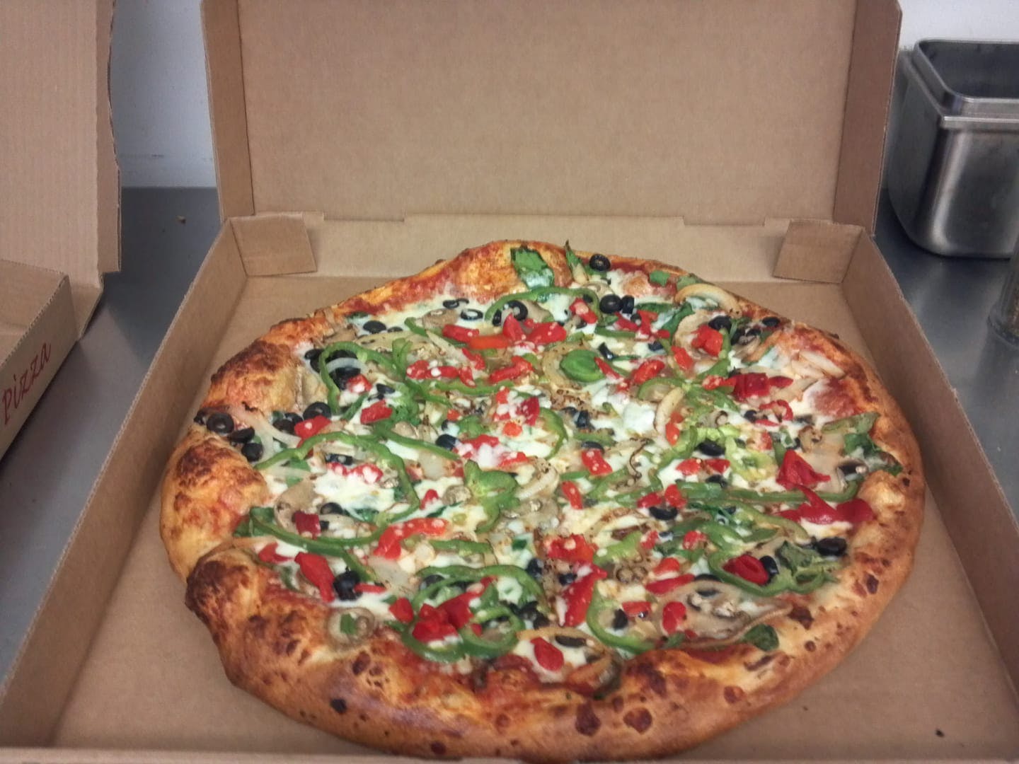 Order Veggie Pizza - Small 12'' (6 Slices) food online from Upper Crust Pizza store, Glenshaw on bringmethat.com