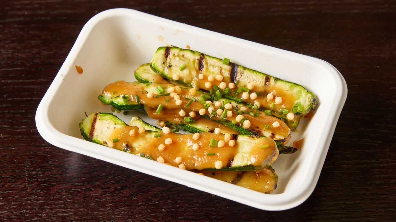 Order Baby Zucchini food online from Union Sushi + Barbeque Bar store, Chicago on bringmethat.com