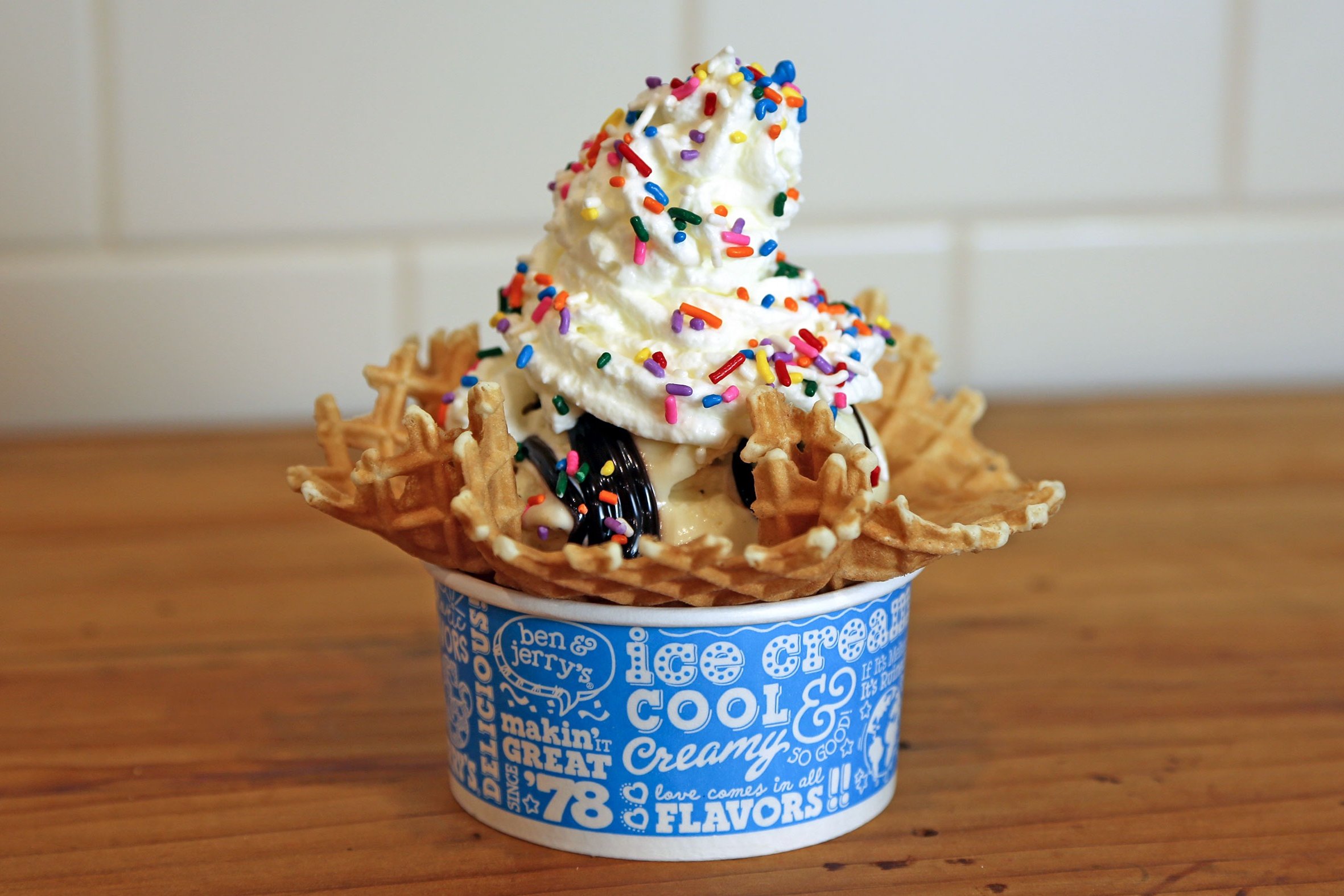 Order Waffle Bowl food online from Ben & Jerry's store, Plano on bringmethat.com