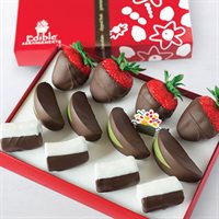 Order Chocolate Dipped Strawberries, Apples & Bananas Box food online from Edible Arrangements store, Winchester on bringmethat.com