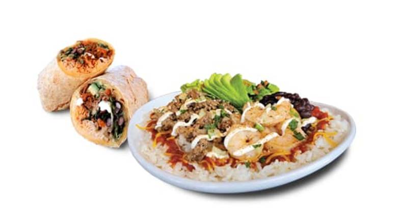Order Mexican Grilled Burrito food online from World Wrapps store, Santa Clara on bringmethat.com
