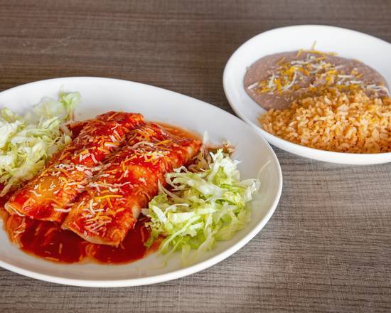 Order Two Cheese Enchiladas  food online from Vaqueros Mexican Food store, Casa Grande on bringmethat.com