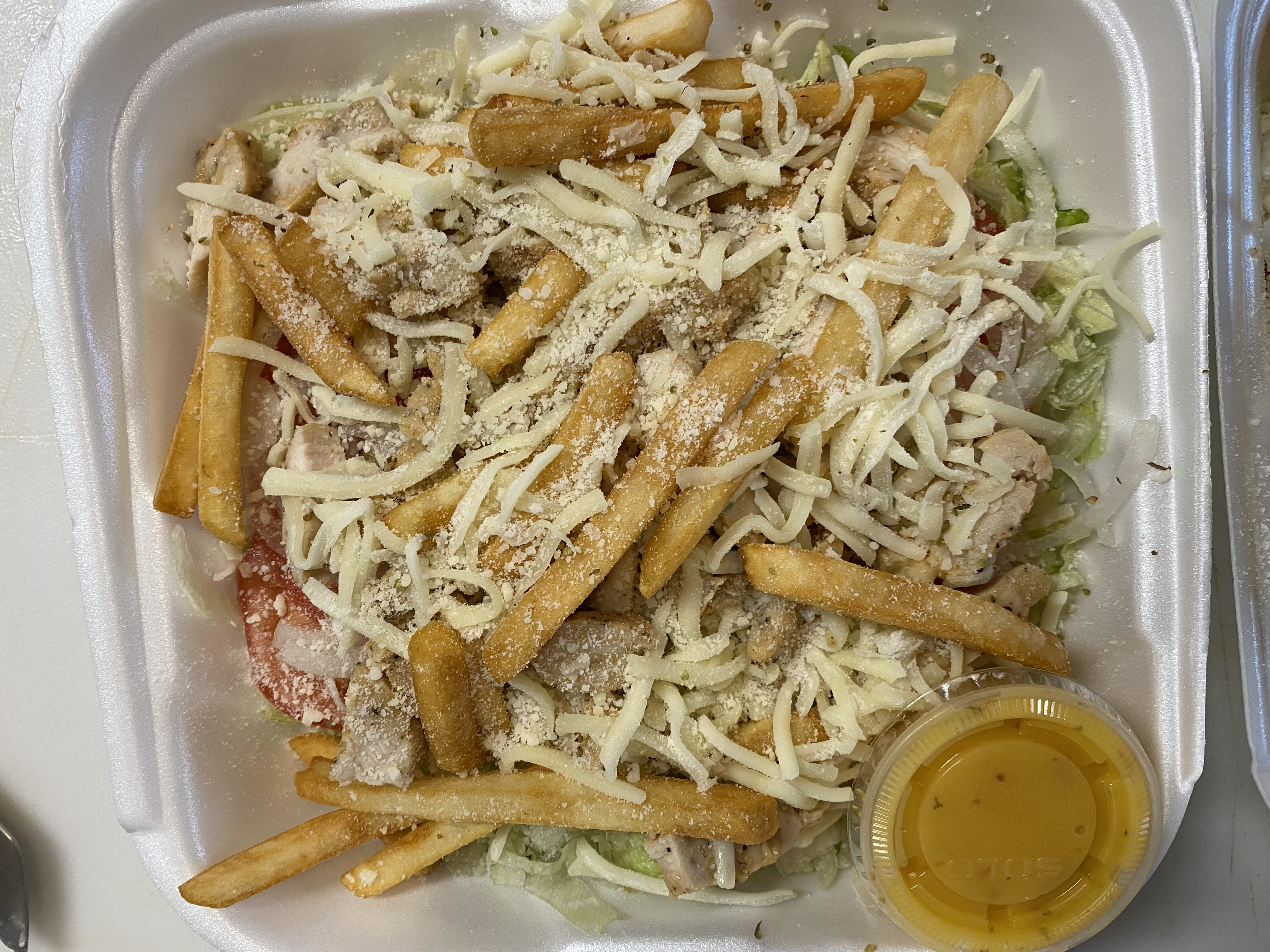 Order Grilled Chicken Salad food online from Miletos Sub Shop store, Williamsport on bringmethat.com
